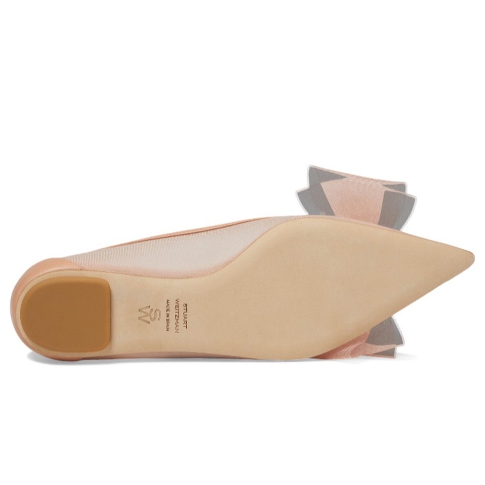 NWT Stuart Weitzman Blushing Bow Flats - Picture 3 of 5